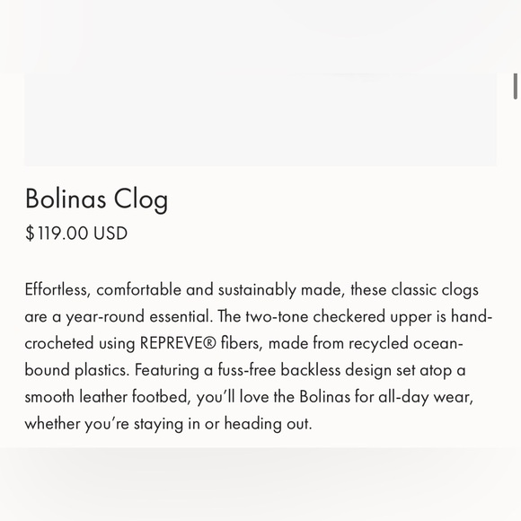 ‼️SOLD‼️The Sak Bolinas Clogs - Picture 2 of 2